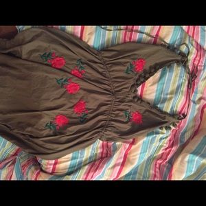 Boohoo boho rose dress